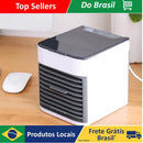 Mini Ar Condicionado Portátil Cooler Umidificador Climatizador Luz Led