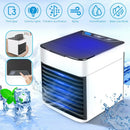 Mini Ar Condicionado Portátil Cooler Umidificador Climatizador Luz Led